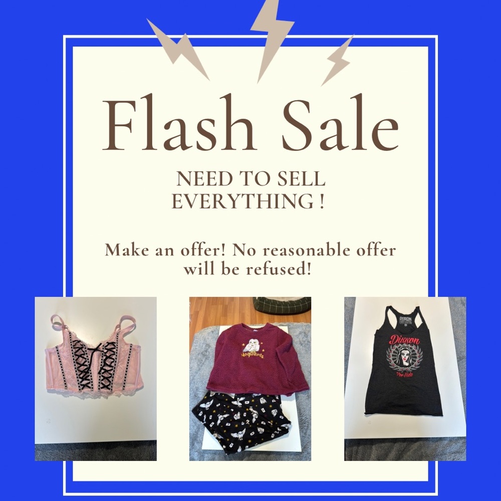 Flash Sale! Everything must go